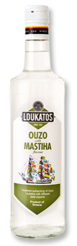 Loukatos Ouzo-Mastiha. Spyridoula's 100 Prozent