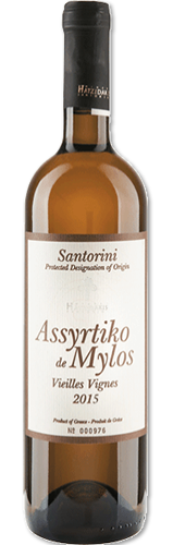 Hatzidakis Assyrtiko de Mylos 2014. Vin du Sud