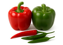 Paprika und Peperoni Paprika und Peperoni