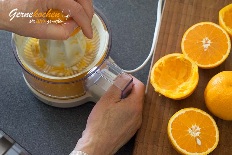 Gebratener Kabeljau auf Orangen-Sellerie-Kartoffelpüree – Zubereitungsschritt 6
