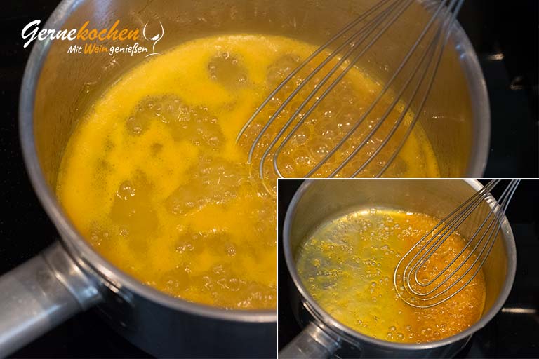 Gebratener Kabeljau auf Orangen-Sellerie-Kartoffelpüree – Zubereitungsschritt 7
