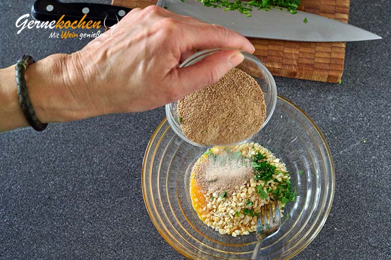 Lachs mit Mandelkruste – Zubereitungsschritt 2