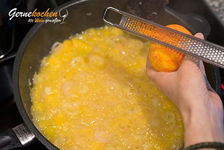 Rinderfilet-Ragout in Orangensauce – Zubereitungsschritt 3