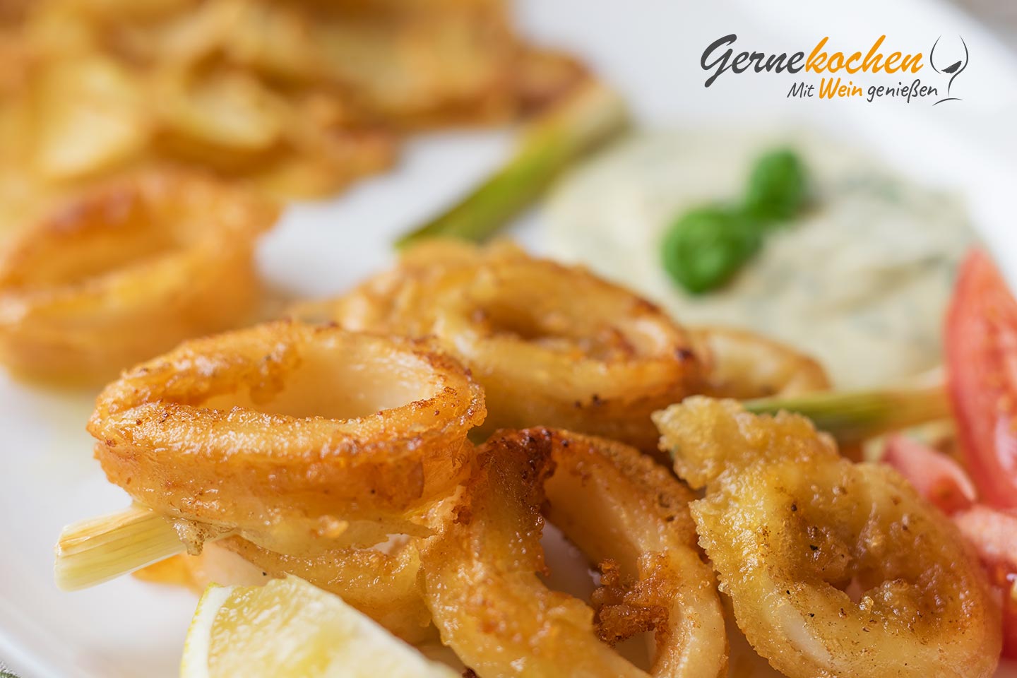 Foodblog: Kalamaria - Frittierte Tintenfischringe mit Kartoffelchips ...