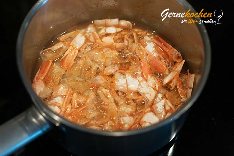 Risotto mit Meeresfrüchten – Arbeitsschritt 1 Risotto mit Meeresfrüchten – Zuebereitungsschritt 1