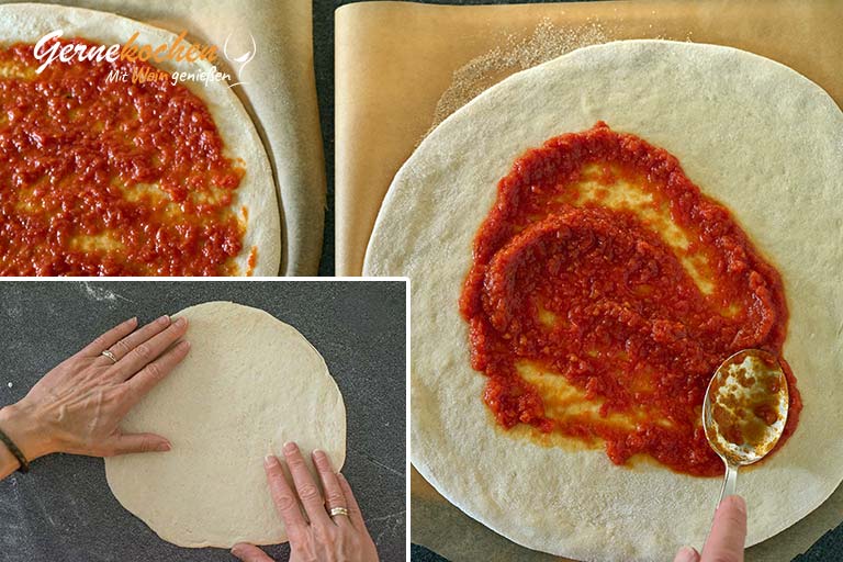 Original Pizza-Napoli-Rezept – Zubereitungsschritt 3