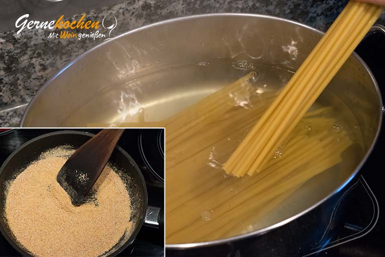 Pasta mit sizilianischer Sardinensauce – Zubereitungsschritt 7