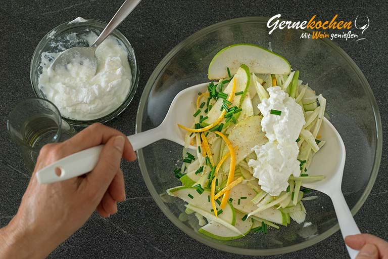 Birnen-Fenchel-Salat – Zubereitungsschritt 2.2