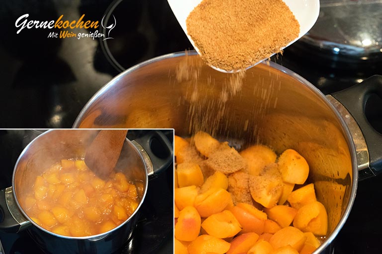 Aprikosencreme mit griechischem Joghurt – Zubereitungsschritt 3