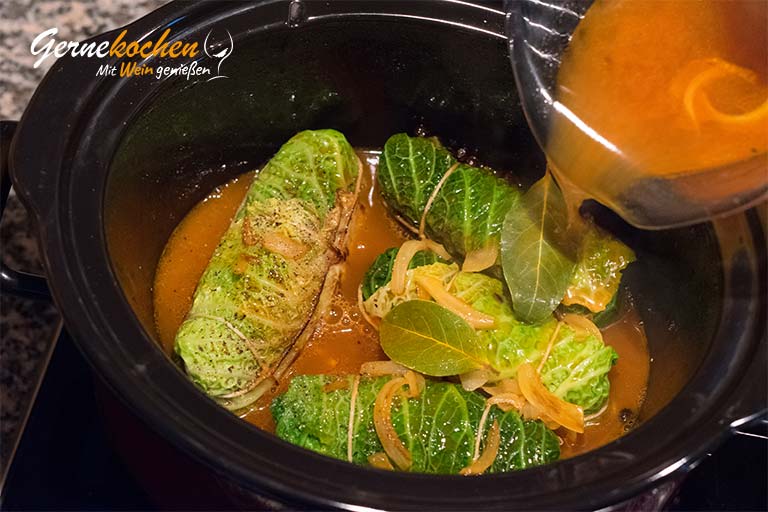 Foodblog Kohlrouladen mit Hackfleisch aus dem Slow Cooker