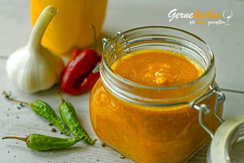 Gelber Paprika-Ketchup à la Gernekochen